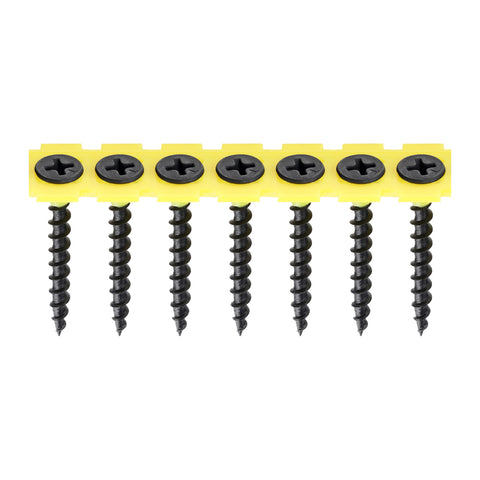 Collated Drywall Screws Black Course Thread