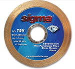 Sigma Tiles & Glass Diamond Blade 075V