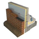 PIR T&G Fullfill (Foil faced) Cavity Insulation Board 1200mm x 450mm x 90mm