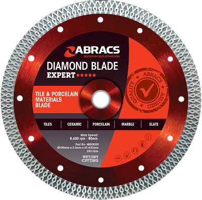 Abracs 115mm Tile & Porcelain Diamond Blade