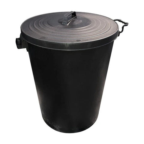 95L Black Dustbin